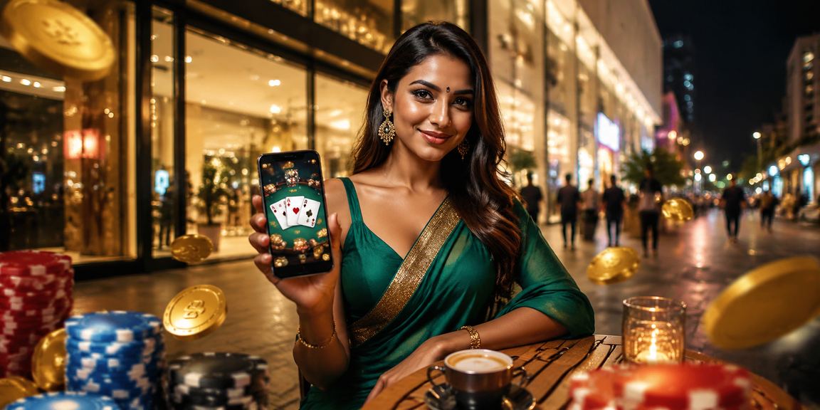 Live casino dealer hosting a game session